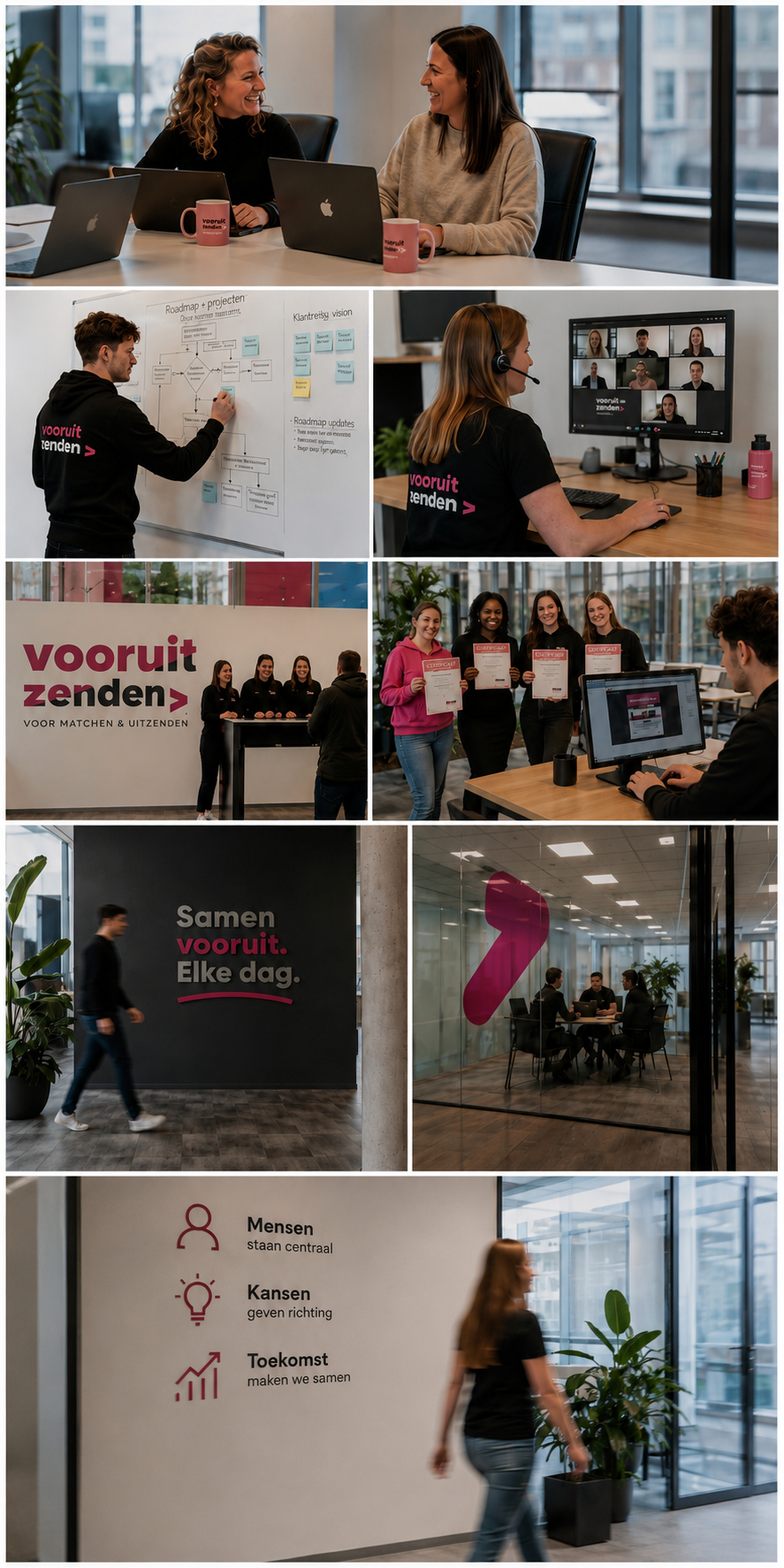 Carlos collage met sfeerbeelden van Vooruitzenden